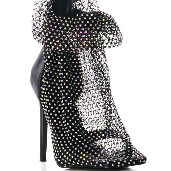 AZALEA WANG" CONVENIENTLY COVERED " BLACK STILETTO PUMP( BRAND NEW !!!!! - Picture 4 of 7